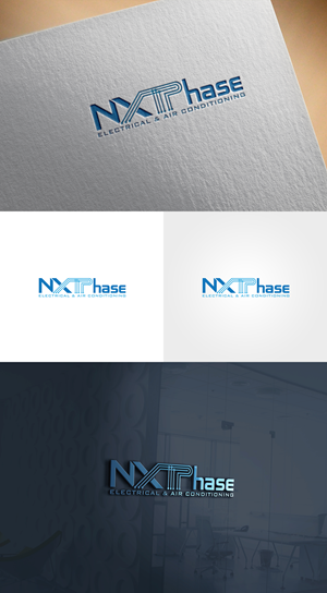 Diseño de Logo por Soonia para Nxt Phase Electrical & Air Conditioning | Diseño: #36781348