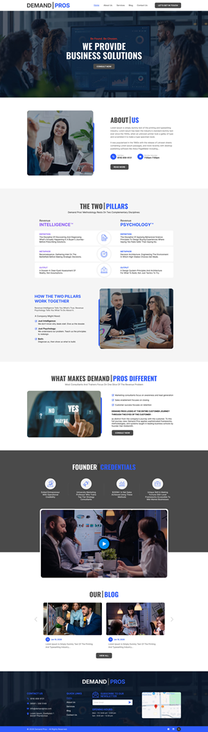 Wordpress Design by Ved Web Services for this project | Design #36794228