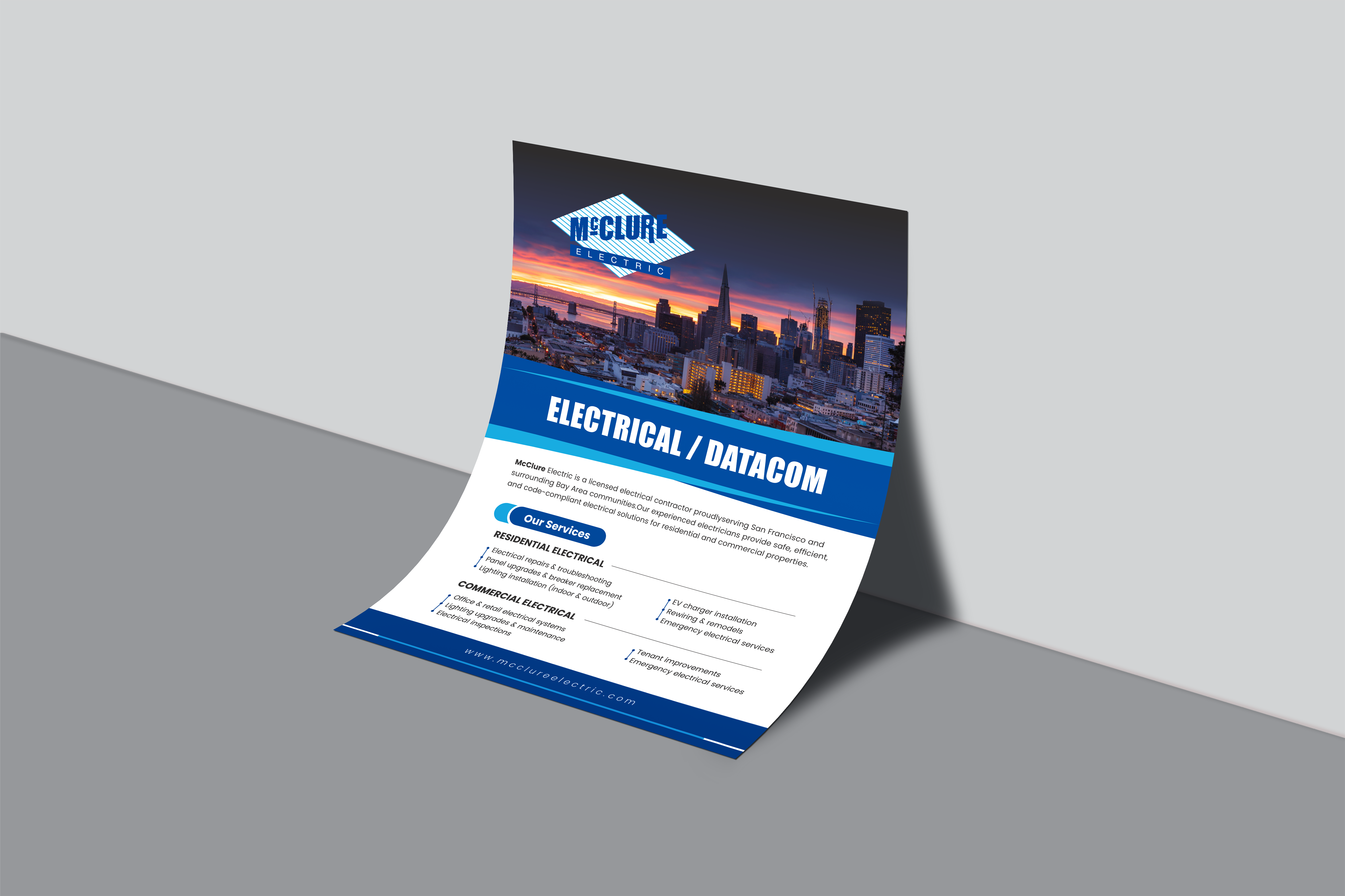 Flyer Design by dadaMEDIA for McClure Electric  | Design #36800566