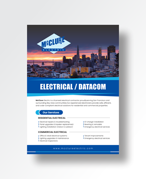 Flyer Design by dadaMEDIA for McClure Electric  | Design: #36800567