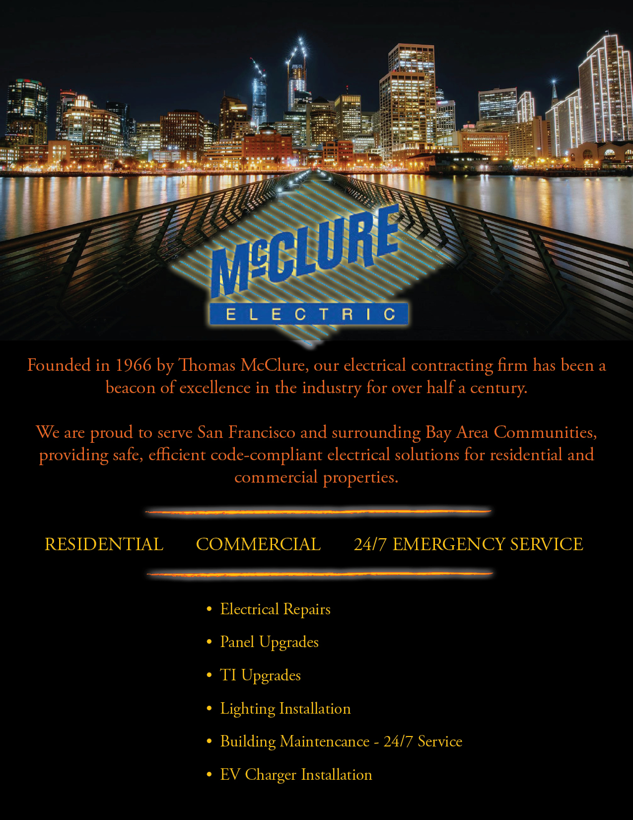 Flyer Design by susan t. for McClure Electric  | Design #36790384