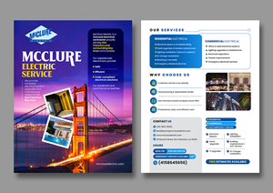 Flyer Design by debdesign for McClure Electric  | Design: #36787099