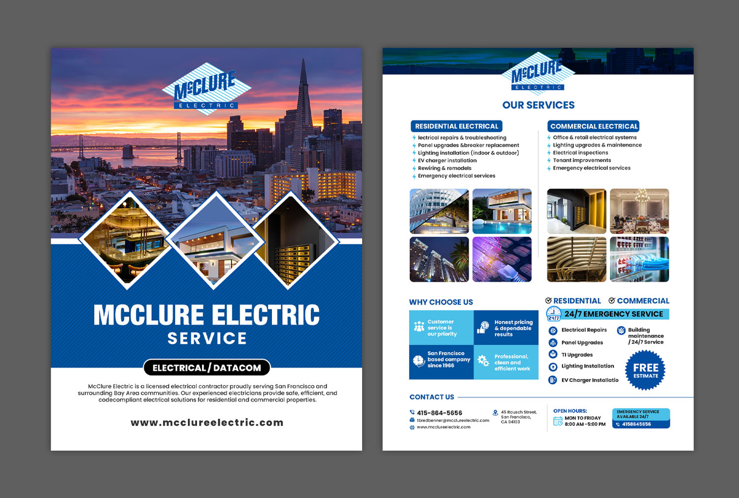 Flyer Design by debdesign for McClure Electric  | Design #36787687