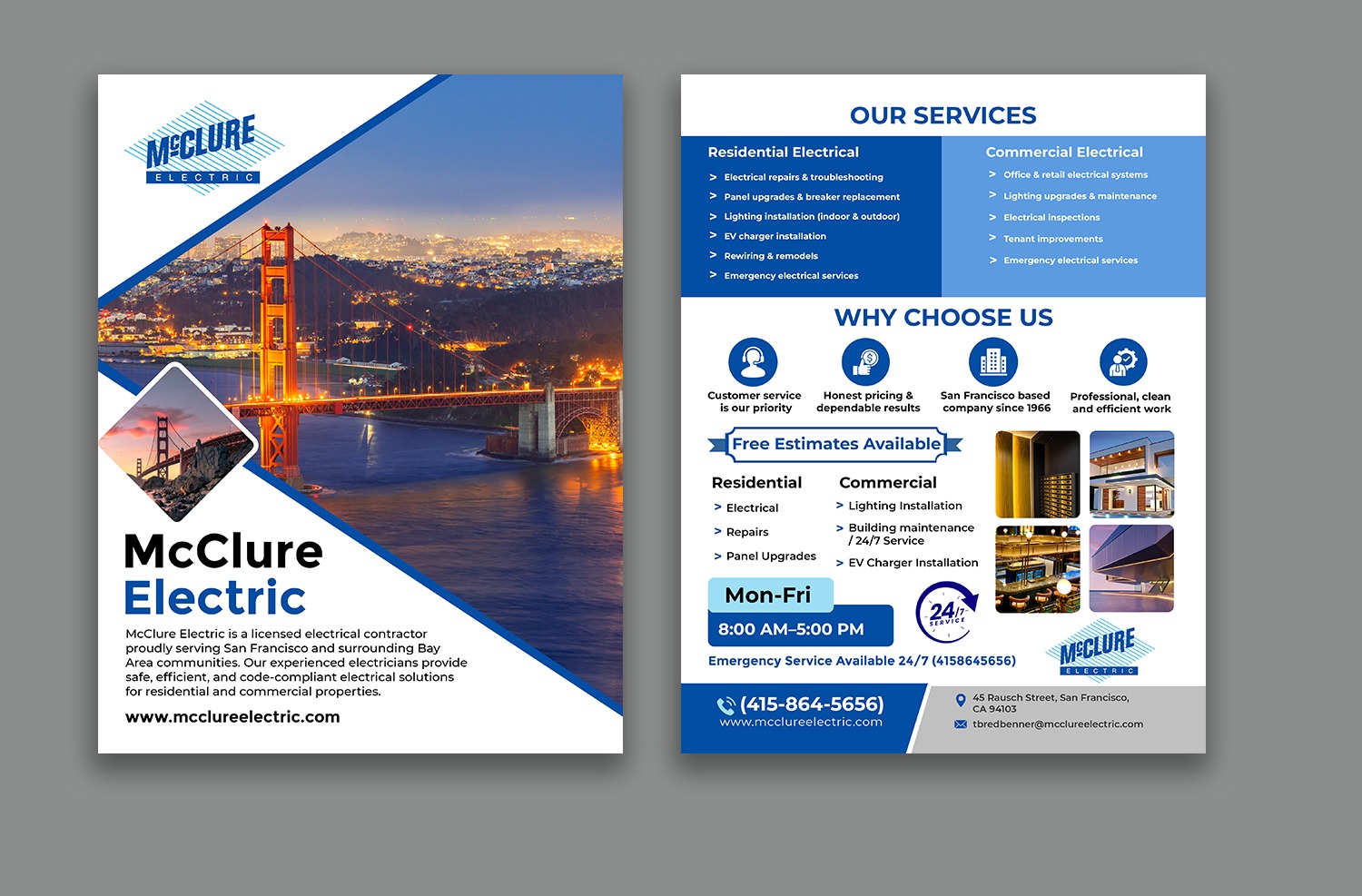 Flyer Design by debdesign for McClure Electric  | Design #36792080