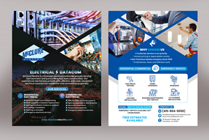 Flyer Design by rkailas for McClure Electric  | Design: #36798237