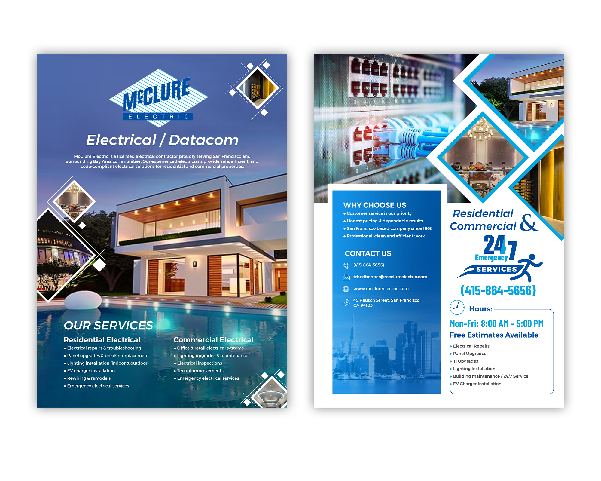 Flyer Design by 123graphics for McClure Electric  | Design #36788329