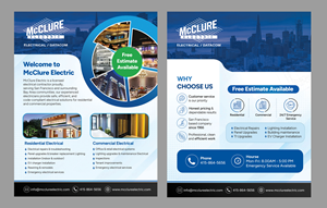 Flyer Design by Stan$oul for McClure Electric  | Design: #36786801