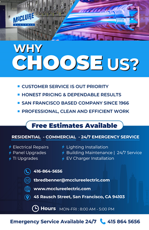 Flyer Design by ipog for McClure Electric  | Design: #36785695