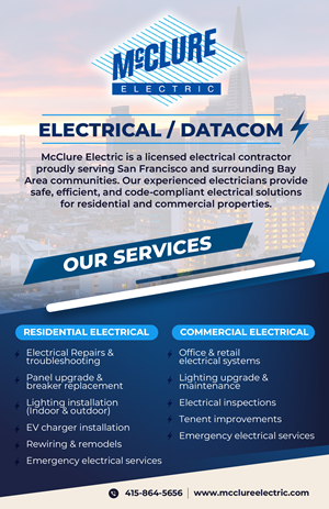 Flyer Design by ipog for McClure Electric  | Design: #36785696