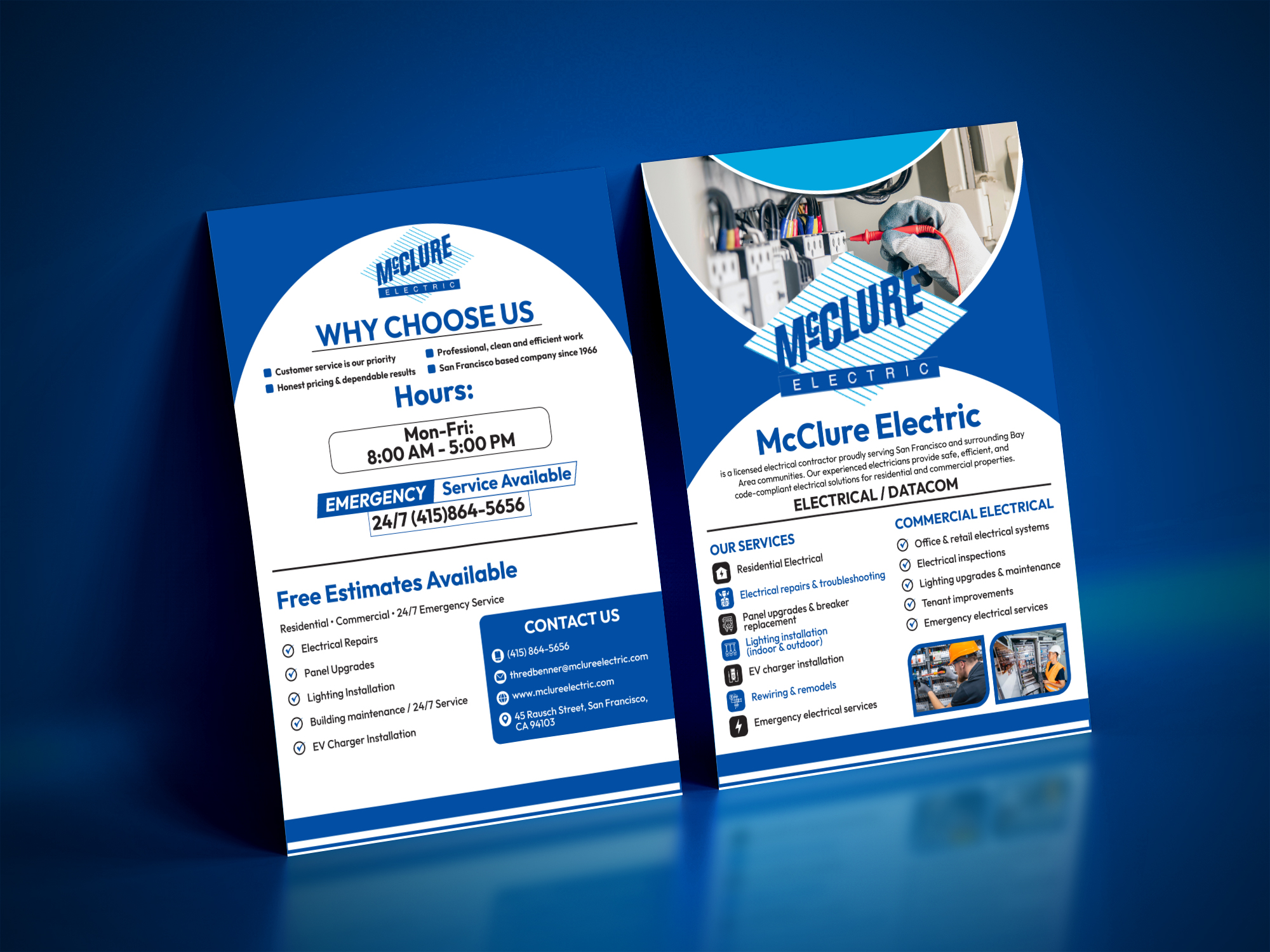 Flyer Design by Design Reflector for McClure Electric  | Design #36793216