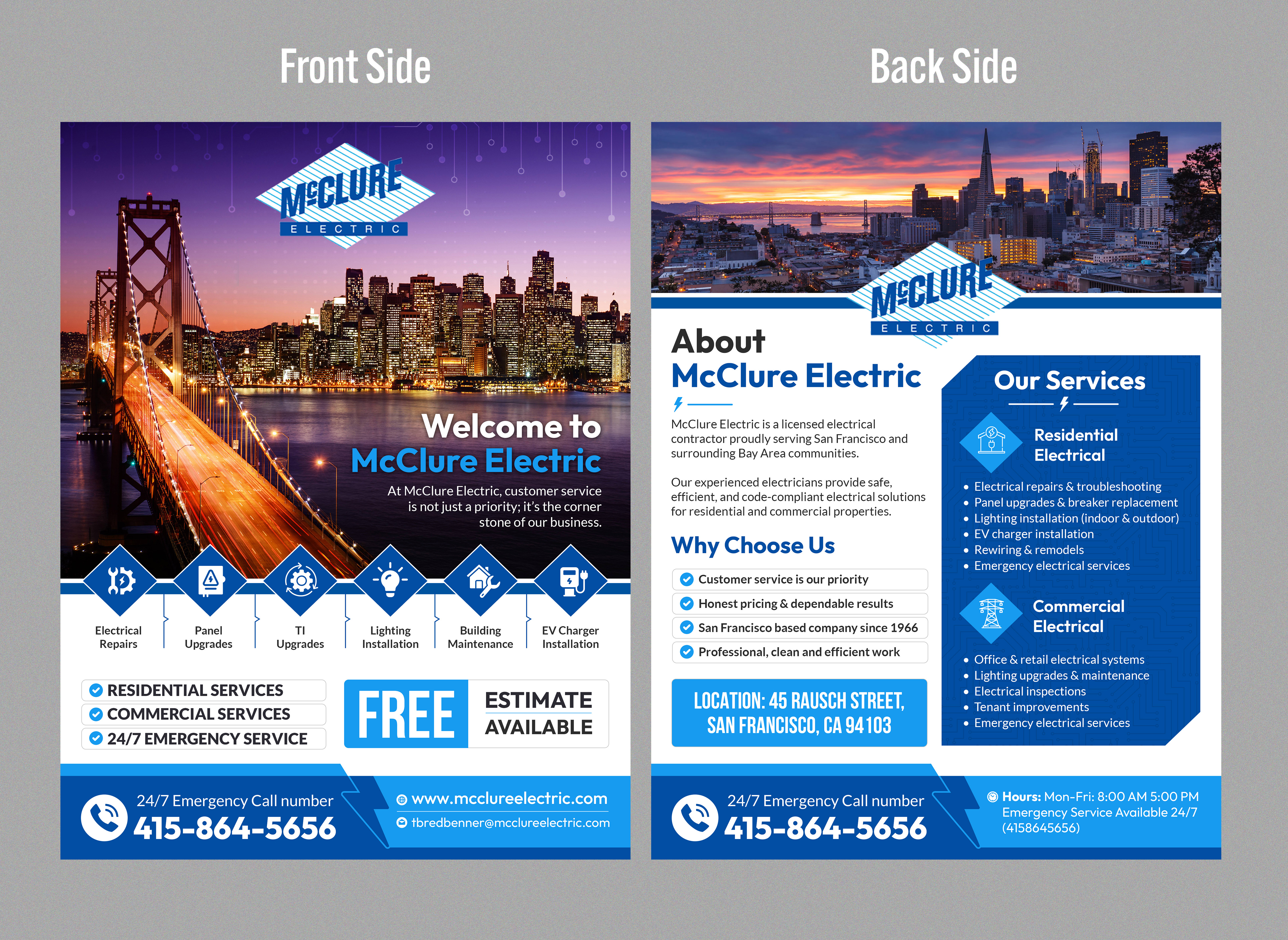 Flyer Design by SAI DESIGNS for McClure Electric  | Design #36788439