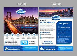 Flyer Design by SAI DESIGNS for McClure Electric  | Design: #36788670