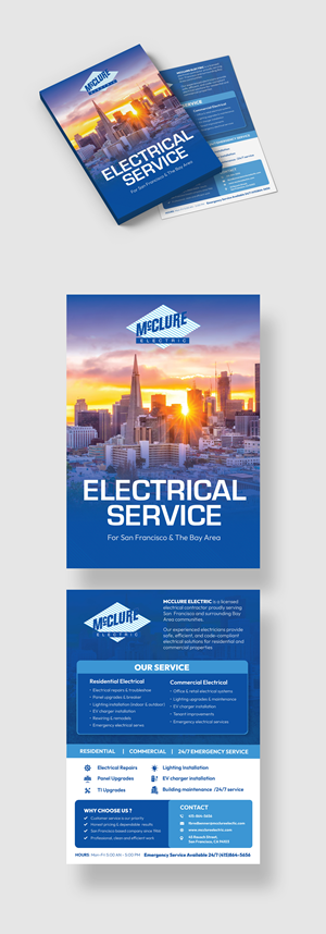 Flyer Design by vcreatived for McClure Electric  | Design: #36799933