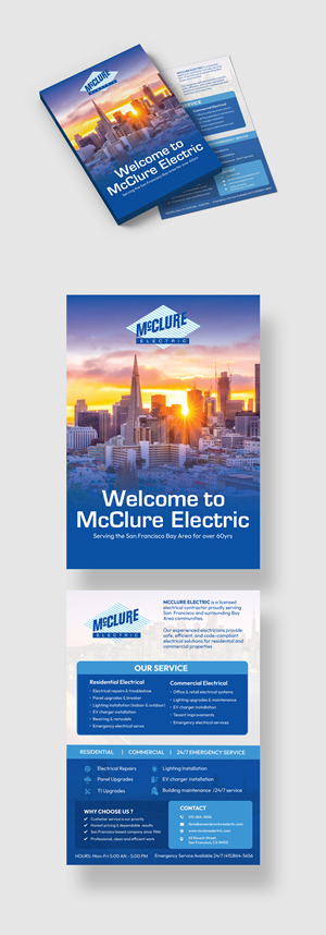 Flyer Design by vcreatived for McClure Electric  | Design: #36850734