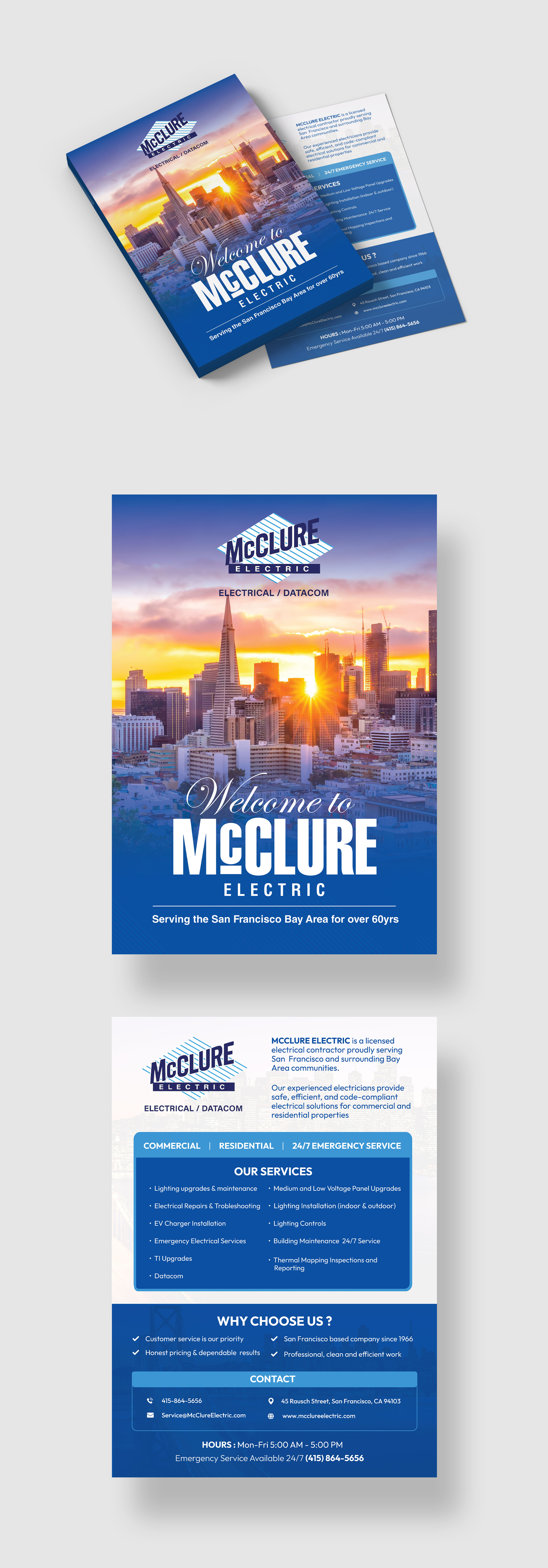 Flyer Design by vcreatived for McClure Electric  | Design #36862034