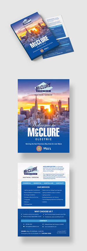 Flyer Design by vcreatived for McClure Electric  | Design: #36875103