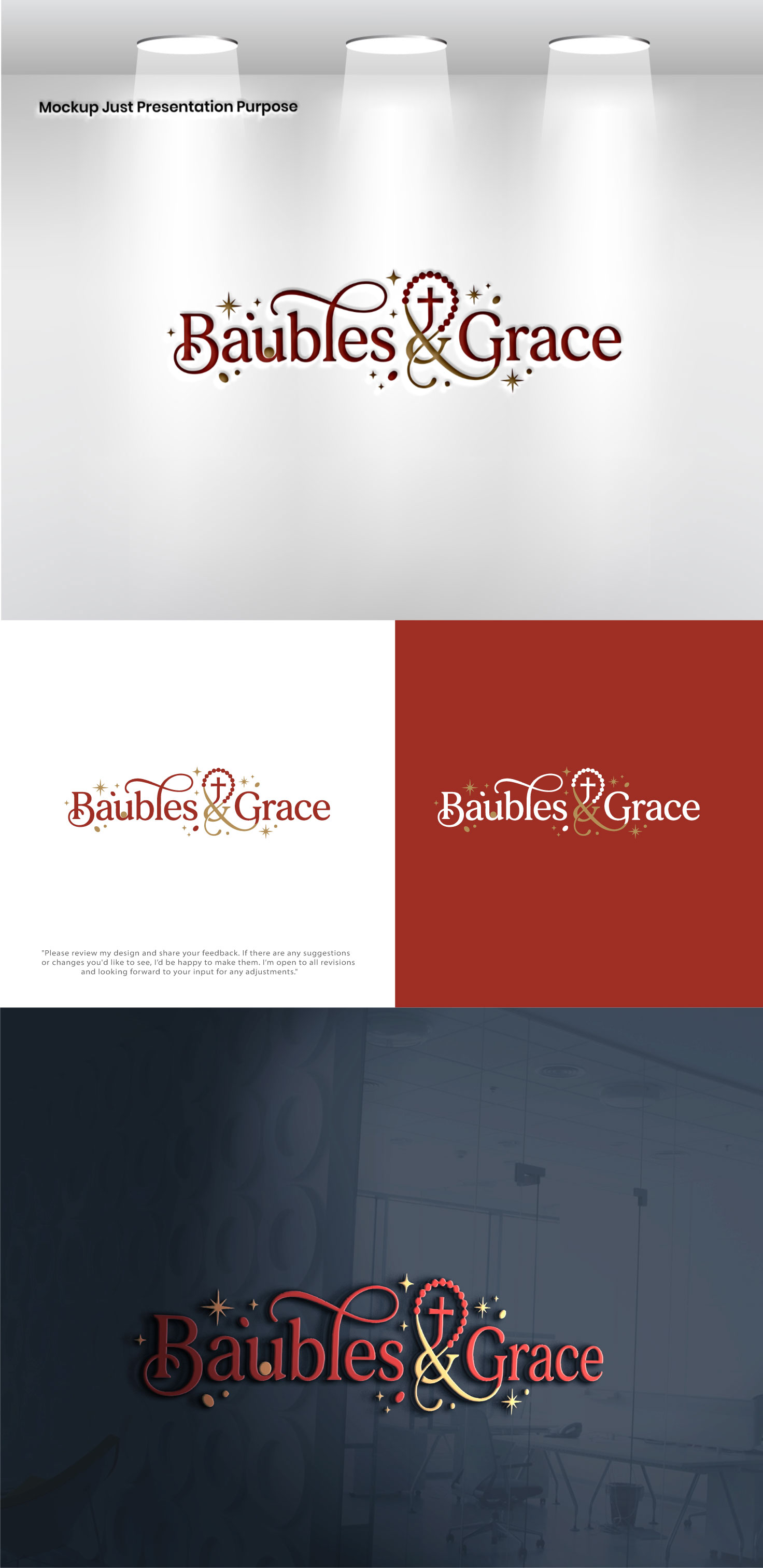 Design de Logo par VectorForge pour Baubles & Grace | Design #36787359