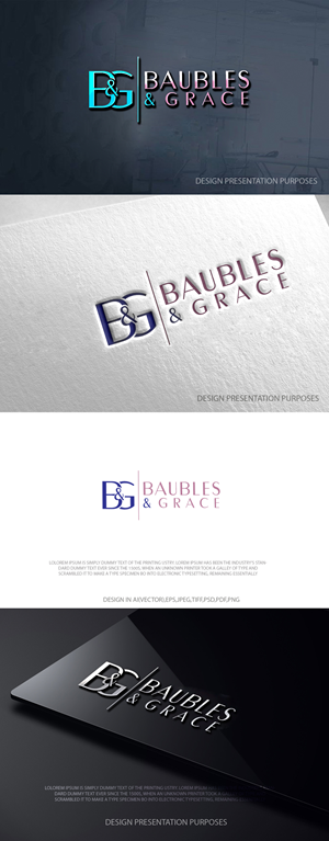 Design de Logo par zebronicgraphic pour Baubles & Grace | Design : #36788108