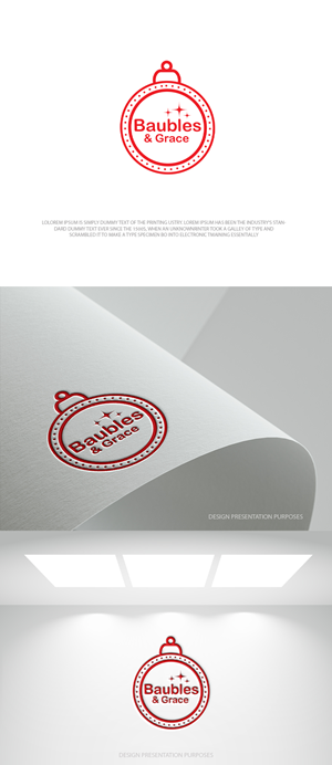 Design de Logo par zebronicgraphic pour Baubles & Grace | Design : #36788110