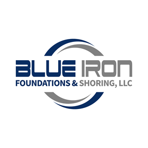 Logo Design by Sergio Coelho for Blue Iron Foundations & Shoring, LLC | Design: #36787052