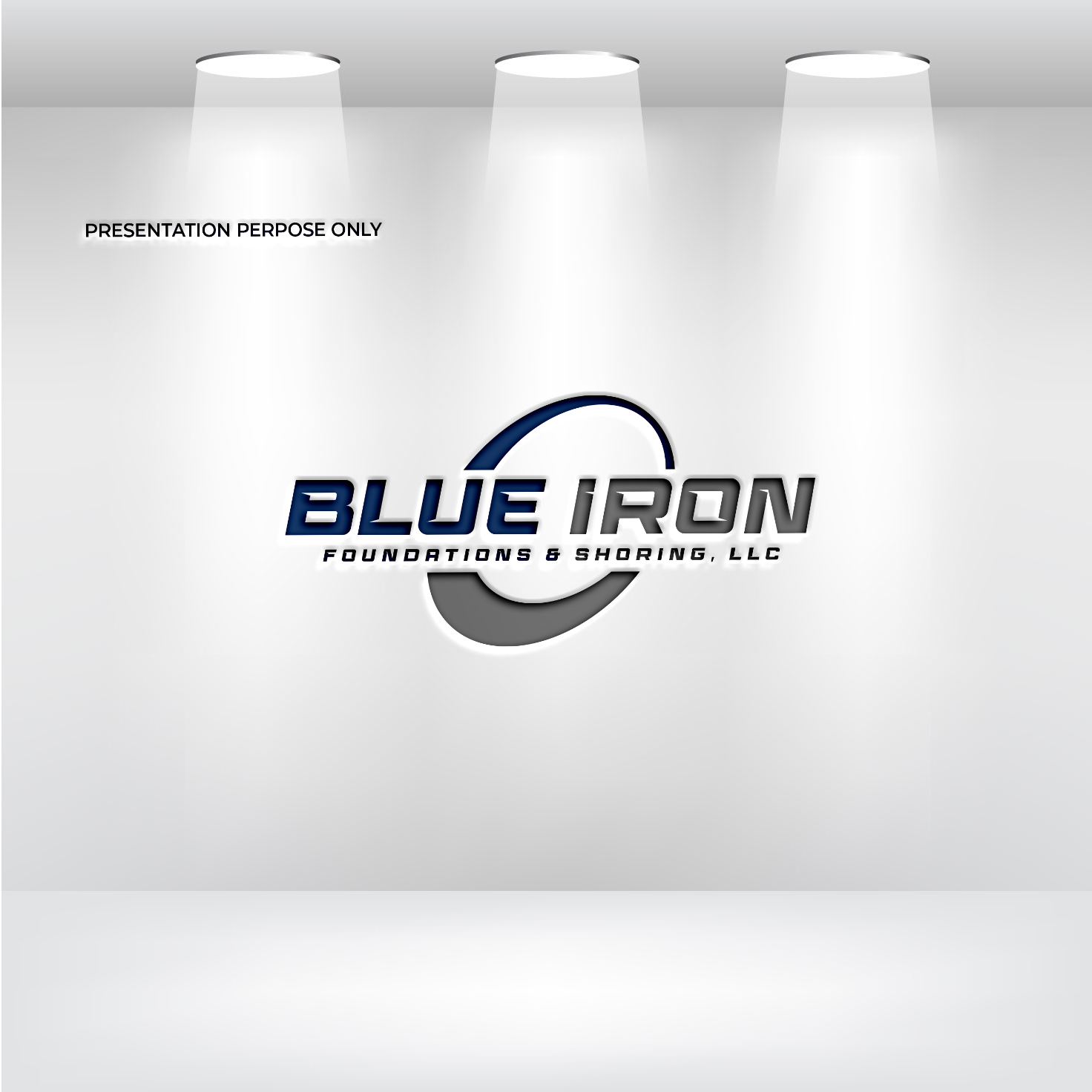 Logo Design by RS_Design for Blue Iron Foundations & Shoring, LLC | Design #36785799