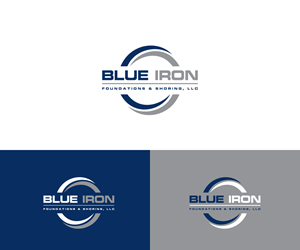 Logo Design by Design_tamim for Blue Iron Foundations & Shoring, LLC | Design: #36789597