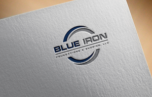 Logo Design by Design_tamim for Blue Iron Foundations & Shoring, LLC | Design: #36789599