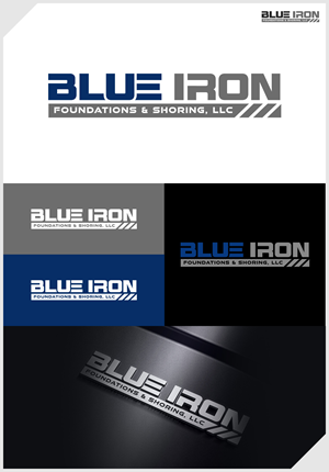 Logo-Design von IDesign1606 für Blue Iron Foundations & Shoring, LLC | Design: #36788743