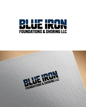 Logo Design by KING JM for Blue Iron Foundations & Shoring, LLC | Design: #36786610