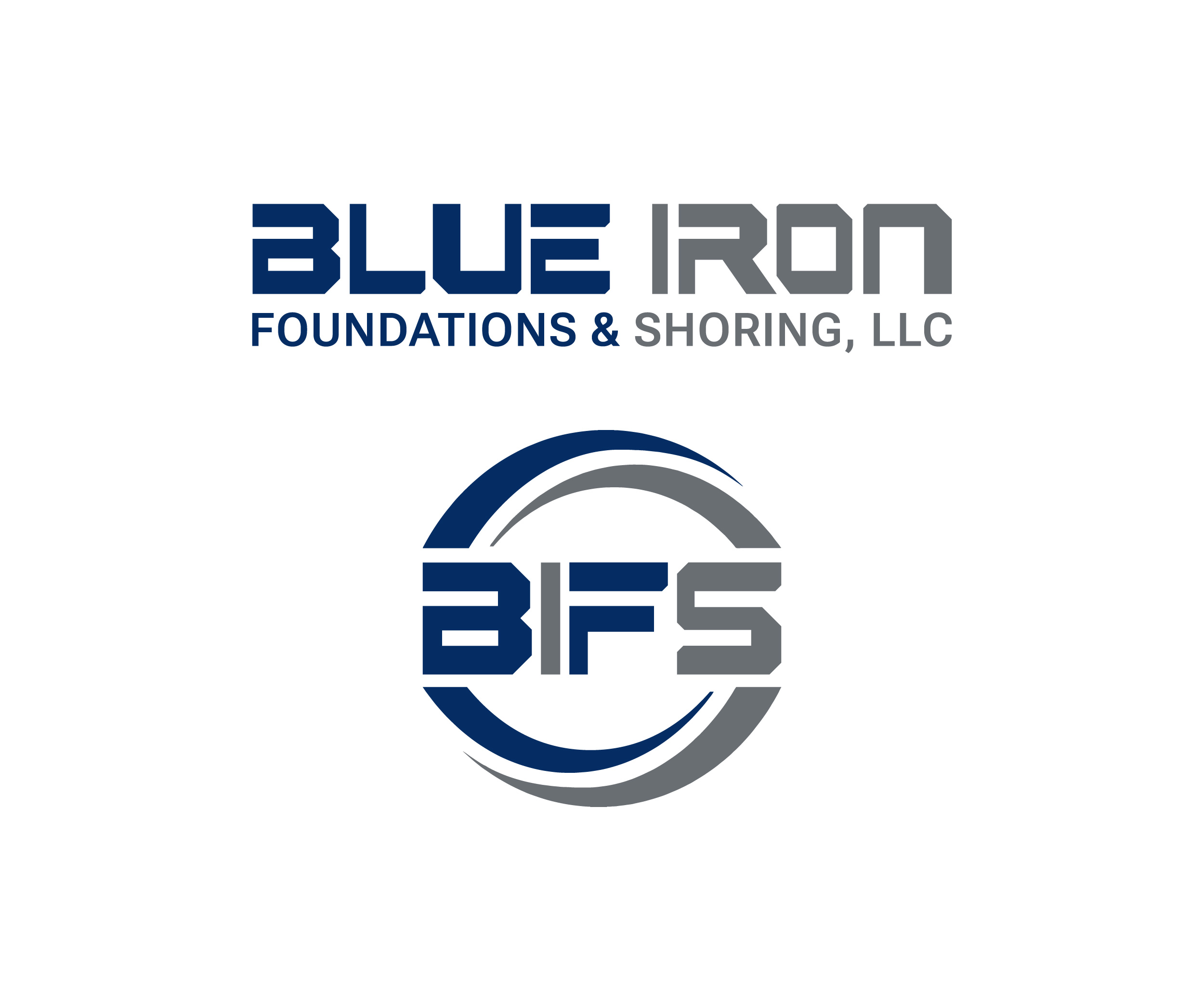 Logo Design by dx_designer for Blue Iron Foundations & Shoring, LLC | Design #36802714