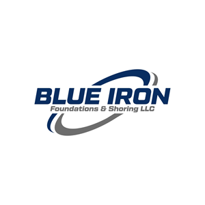 Logo-Design von DiandraKali für Blue Iron Foundations & Shoring, LLC | Design: #36788969
