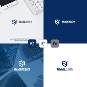 Logo-Design von MK_STD für Blue Iron Foundations & Shoring, LLC | Design: #36788630