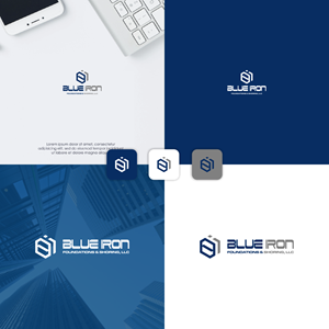 Logo-Design von MK_STD für Blue Iron Foundations & Shoring, LLC | Design: #36788631