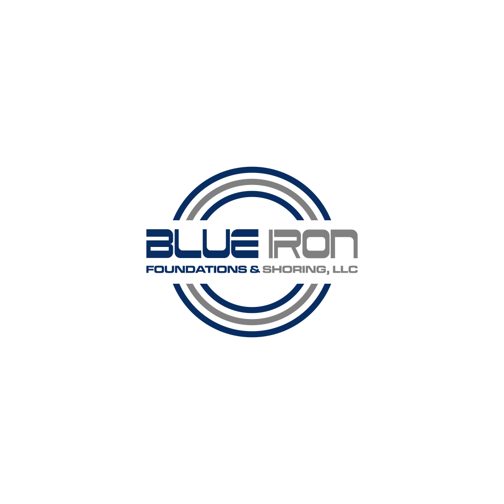 Logo Design by MK_STD for Blue Iron Foundations & Shoring, LLC | Design #36819083