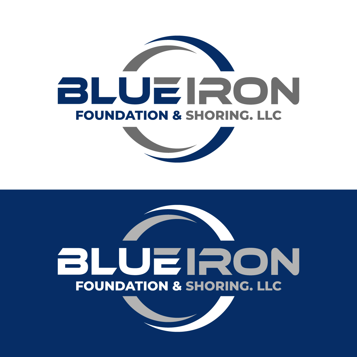 Logo Design by dianagargaritza for Blue Iron Foundations & Shoring, LLC | Design #36789052