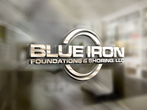 Logo Design by ghillvan for Blue Iron Foundations & Shoring, LLC | Design: #36788703