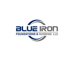 Logo Design by Nurica for Blue Iron Foundations & Shoring, LLC | Design: #36815689