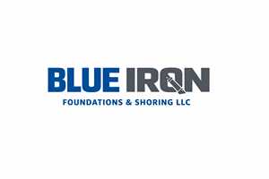 Logo-Design von echosaputro für Blue Iron Foundations & Shoring, LLC | Design: #36821555