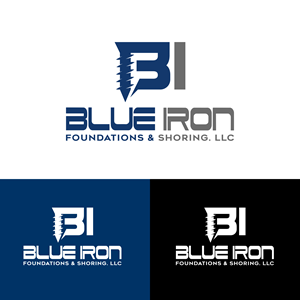 Logo Design by Monique6699 for Blue Iron Foundations & Shoring, LLC | Design: #36788196