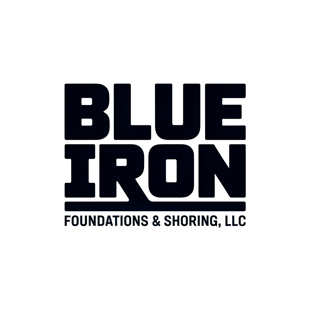 Logo Design by ArtistLobby for Blue Iron Foundations & Shoring, LLC | Design #36797754