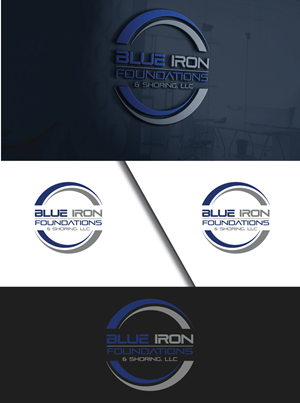 Diseño de Logo por Bismillah logo para Blue Iron Foundations & Shoring, LLC | Diseño: #36785910