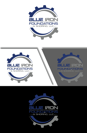Diseño de Logo por Bismillah logo para Blue Iron Foundations & Shoring, LLC | Diseño: #36817725