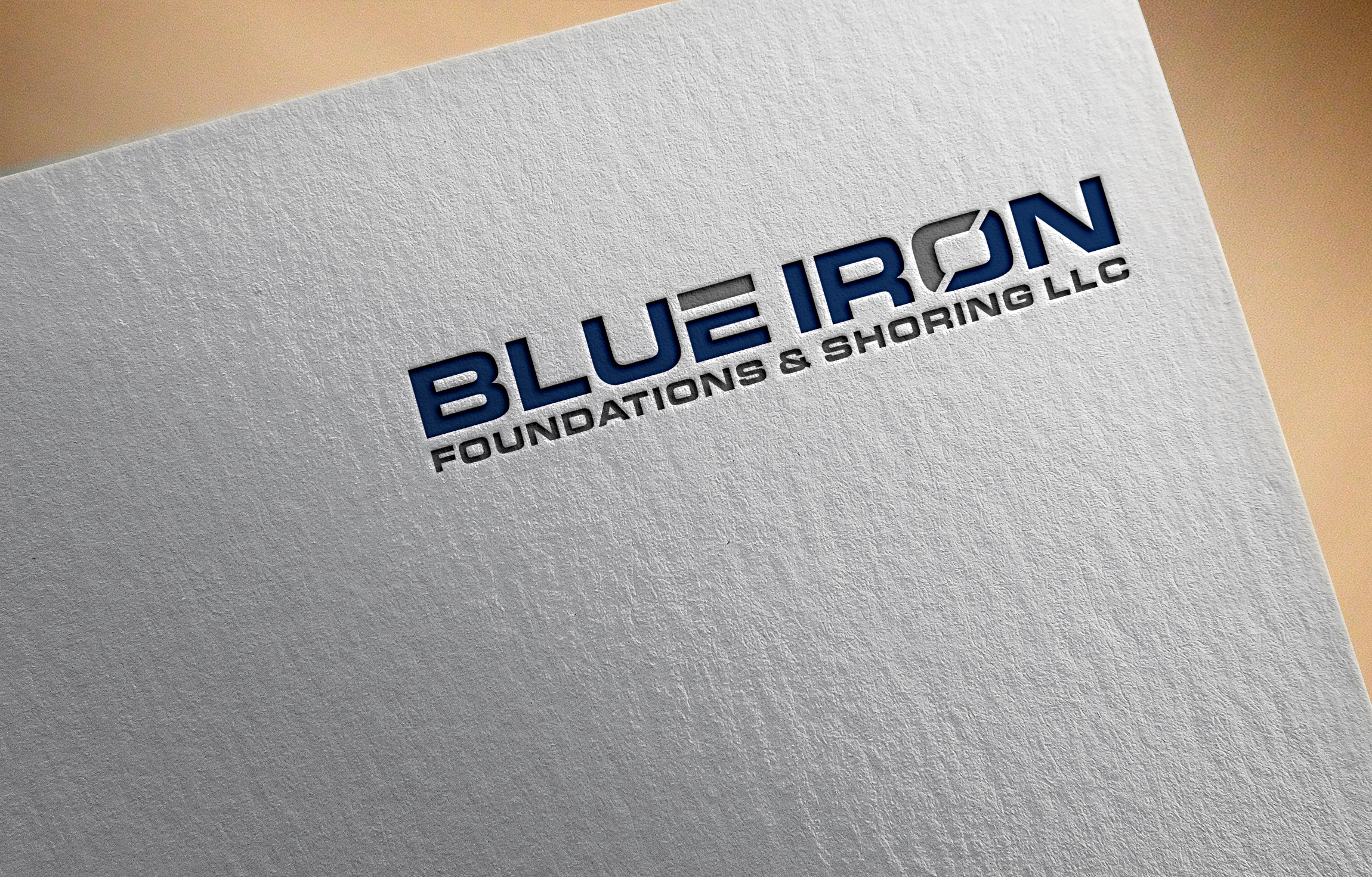 Logo Design by Jubaidur Creative Designer for Blue Iron Foundations & Shoring, LLC | Design #36820531
