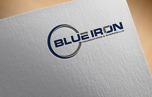 Diseño de Logo por Jubaidur Creative Designer para Blue Iron Foundations & Shoring, LLC | Diseño: #36820536