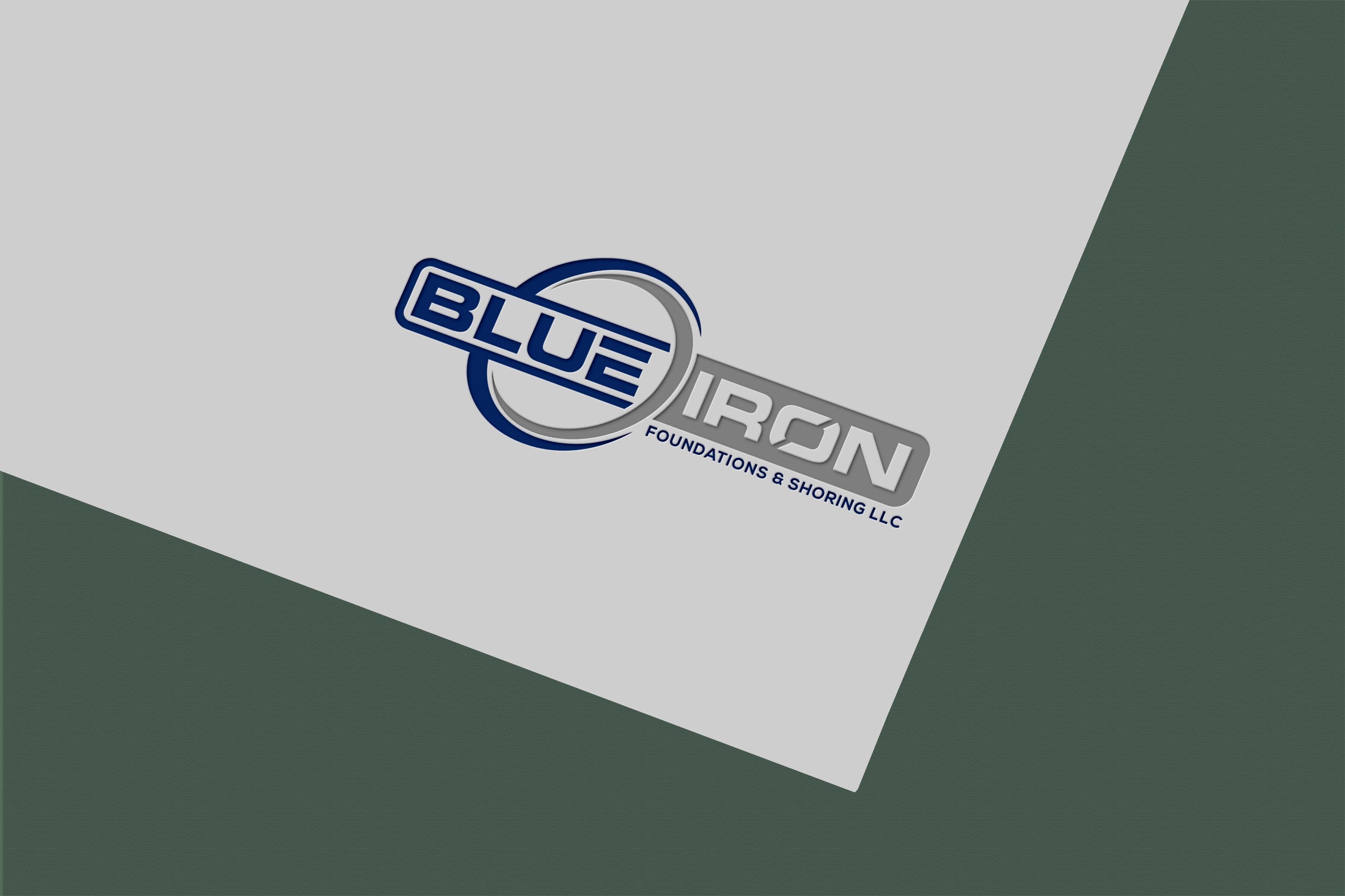 Logo Design by Jubaidur Creative Designer for Blue Iron Foundations & Shoring, LLC | Design #36820554