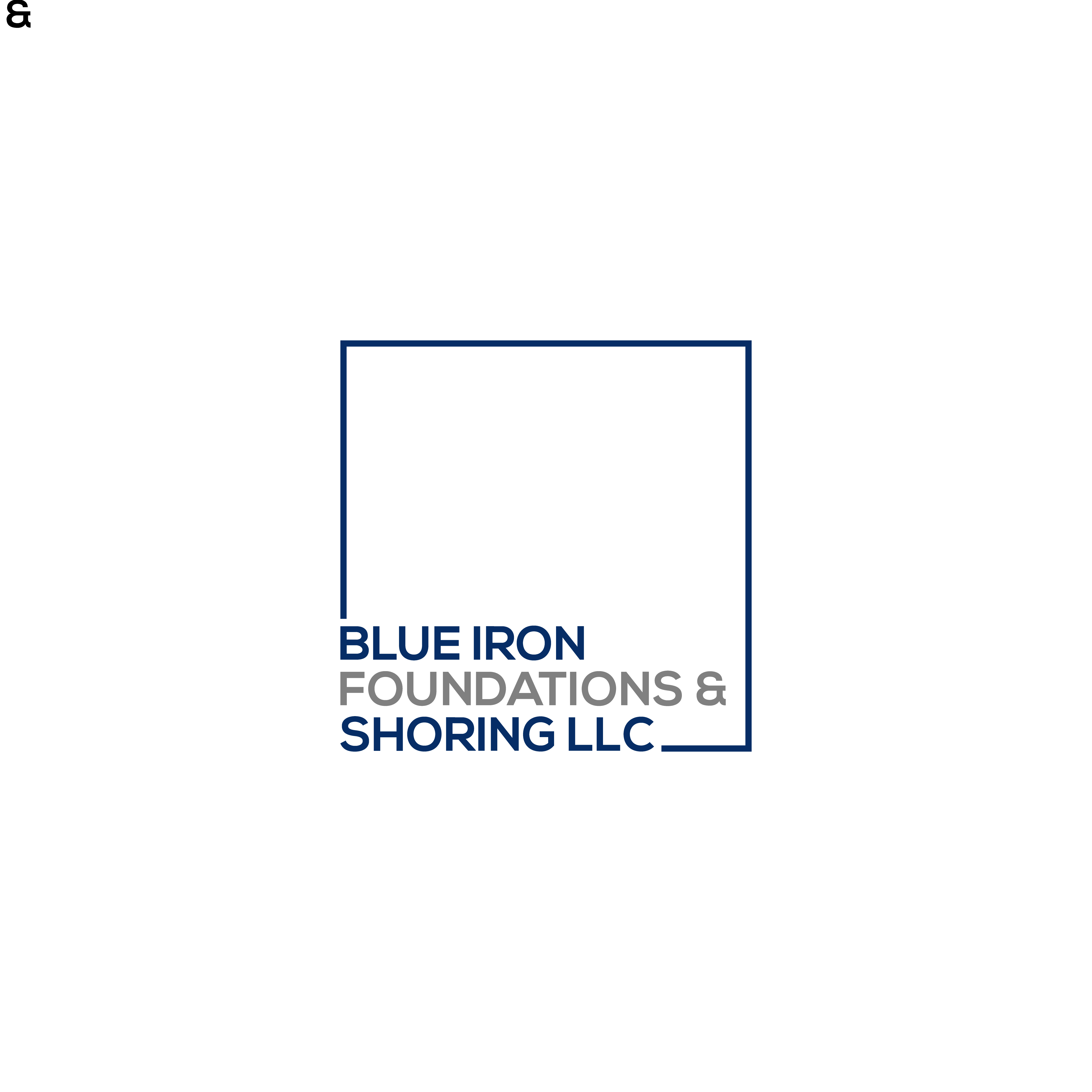 Logo Design by Jubaidur Creative Designer for Blue Iron Foundations & Shoring, LLC | Design #36820587