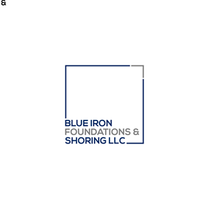 Diseño de Logo por Jubaidur Creative Designer para Blue Iron Foundations & Shoring, LLC | Diseño: #36820588