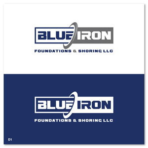 Diseño de Logo por Sujit Banerjee para Blue Iron Foundations & Shoring, LLC | Diseño: #36788026