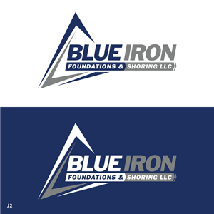 Diseño de Logo por Sujit Banerjee para Blue Iron Foundations & Shoring, LLC | Diseño: #36788027