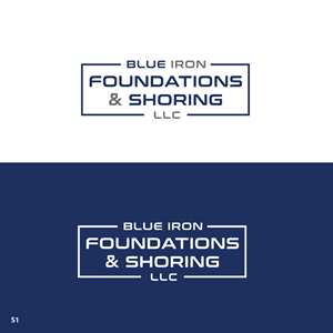 Diseño de Logo por Sujit Banerjee para Blue Iron Foundations & Shoring, LLC | Diseño: #36788028
